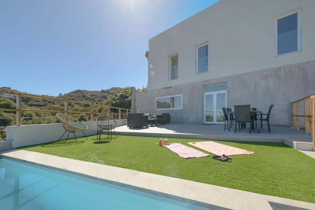 Villa Con Piscina Y Vista Al Mar Moya  المظهر الخارجي الصورة